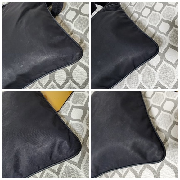Authentic PRADA Tessuto Nylon Messenger Bag Navy Blue - Picture 8 of 13